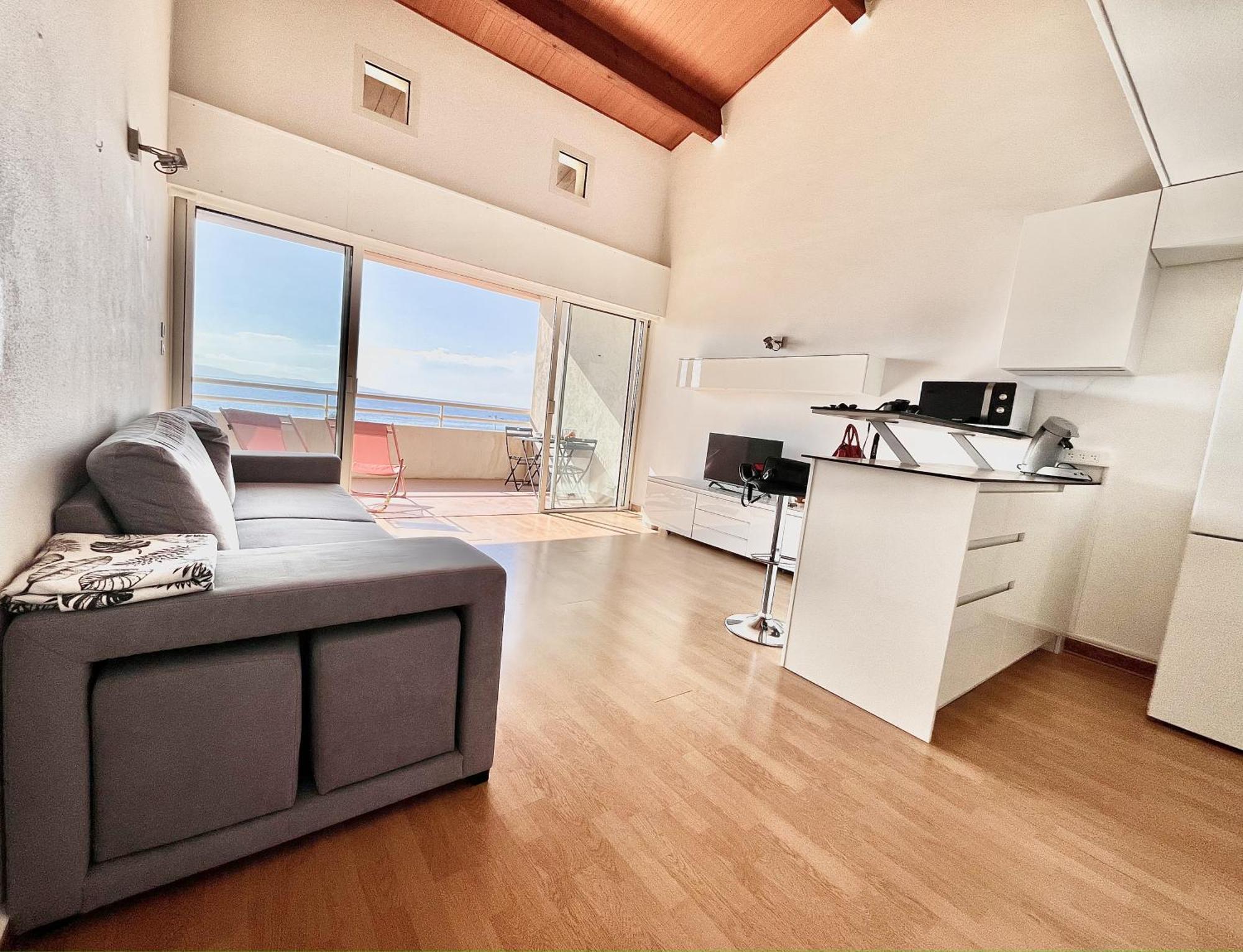 Aria Marina Duplex Vue Mer Route Des Sanguinaires, Plage A 50M, Parking Gratuit, 4 Pers 아작시오 외부 사진