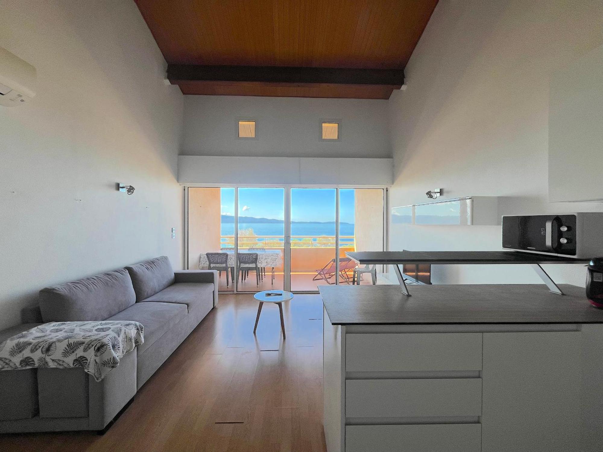Aria Marina Duplex Vue Mer Route Des Sanguinaires, Plage A 50M, Parking Gratuit, 4 Pers 아작시오 외부 사진